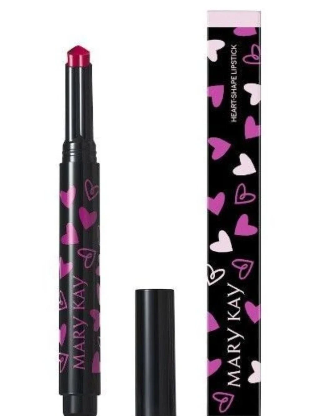 NIB Mary Kay Limited Edition Heart Shaped Lipstick Courageous Pink 179763 0.05oz
